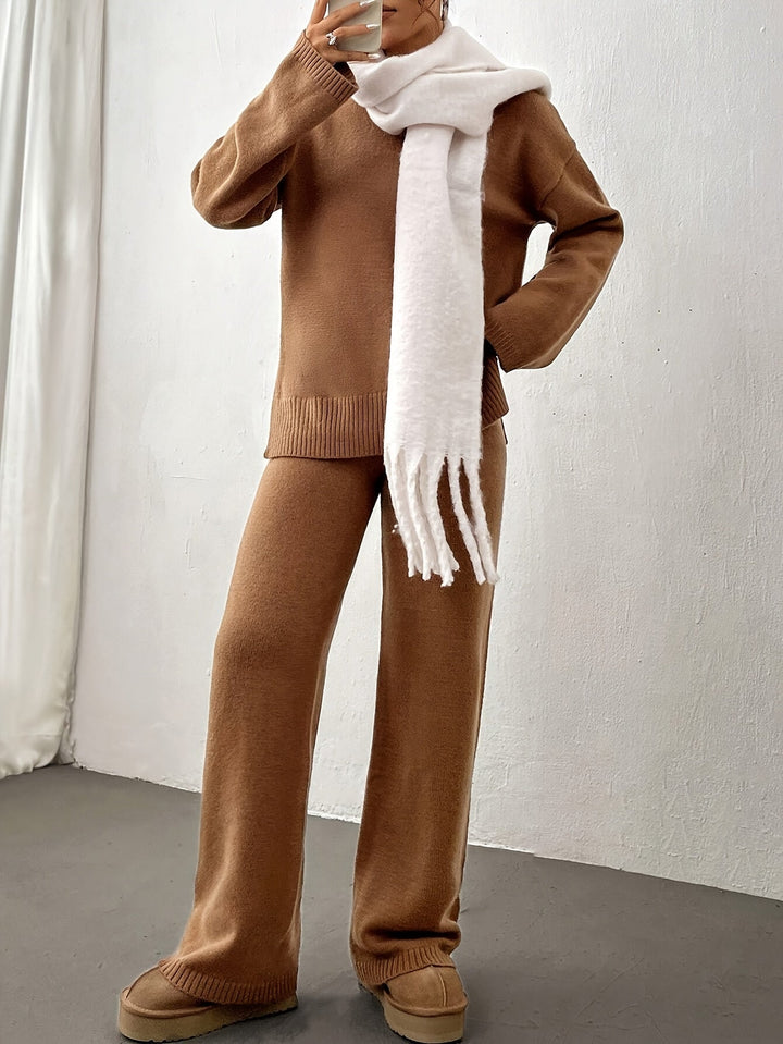 Iris | Women’s rib knit outfit set with flattering fit and modern style