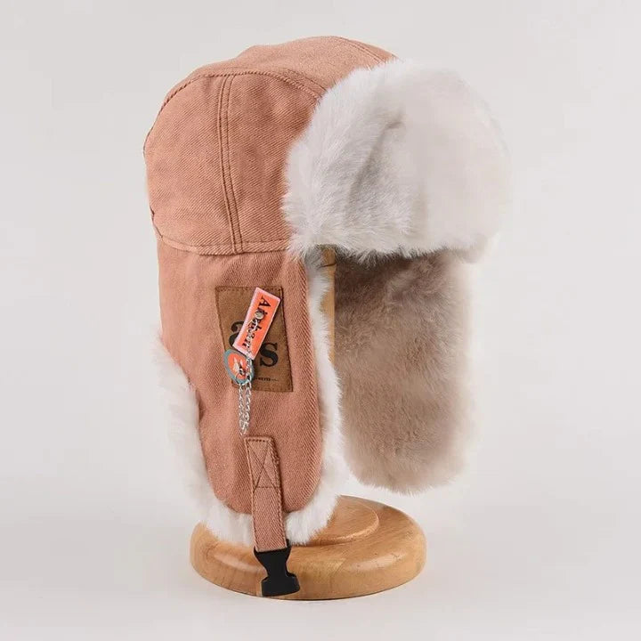 Nicole | Women's faux fur-lined trapper hat