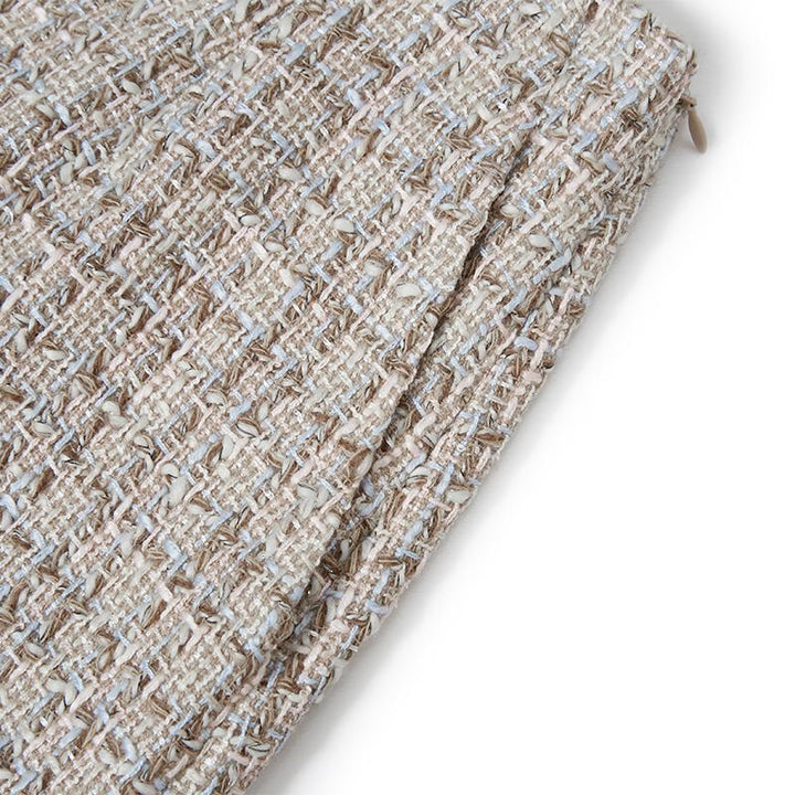 Hallie | Women's A-line woolen tweed mini skirt