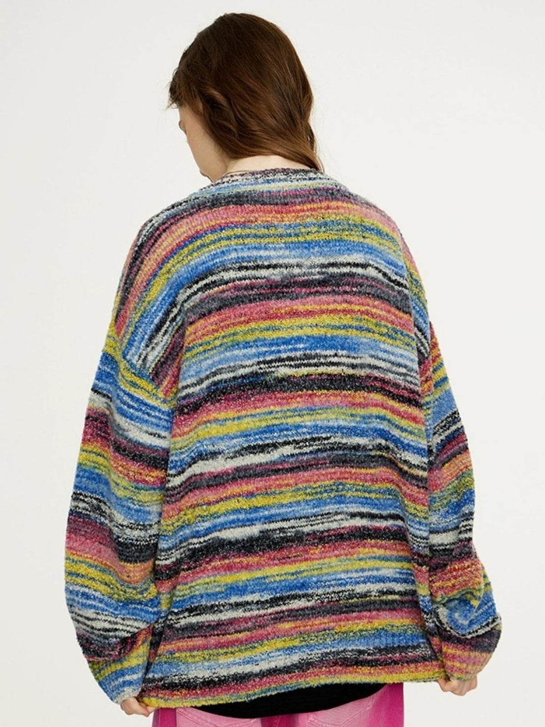 Ashley | Women's colorful striped cardigan