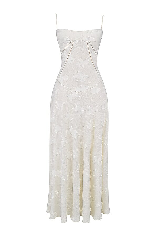 Serena | Elegant evening floral maxi dress