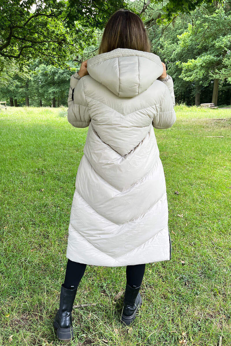Zora | Women’s longline hooded puffer coat