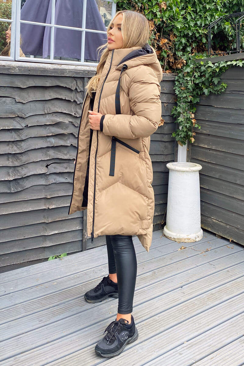 Aspyn | Women’s hooded longline puffer coat