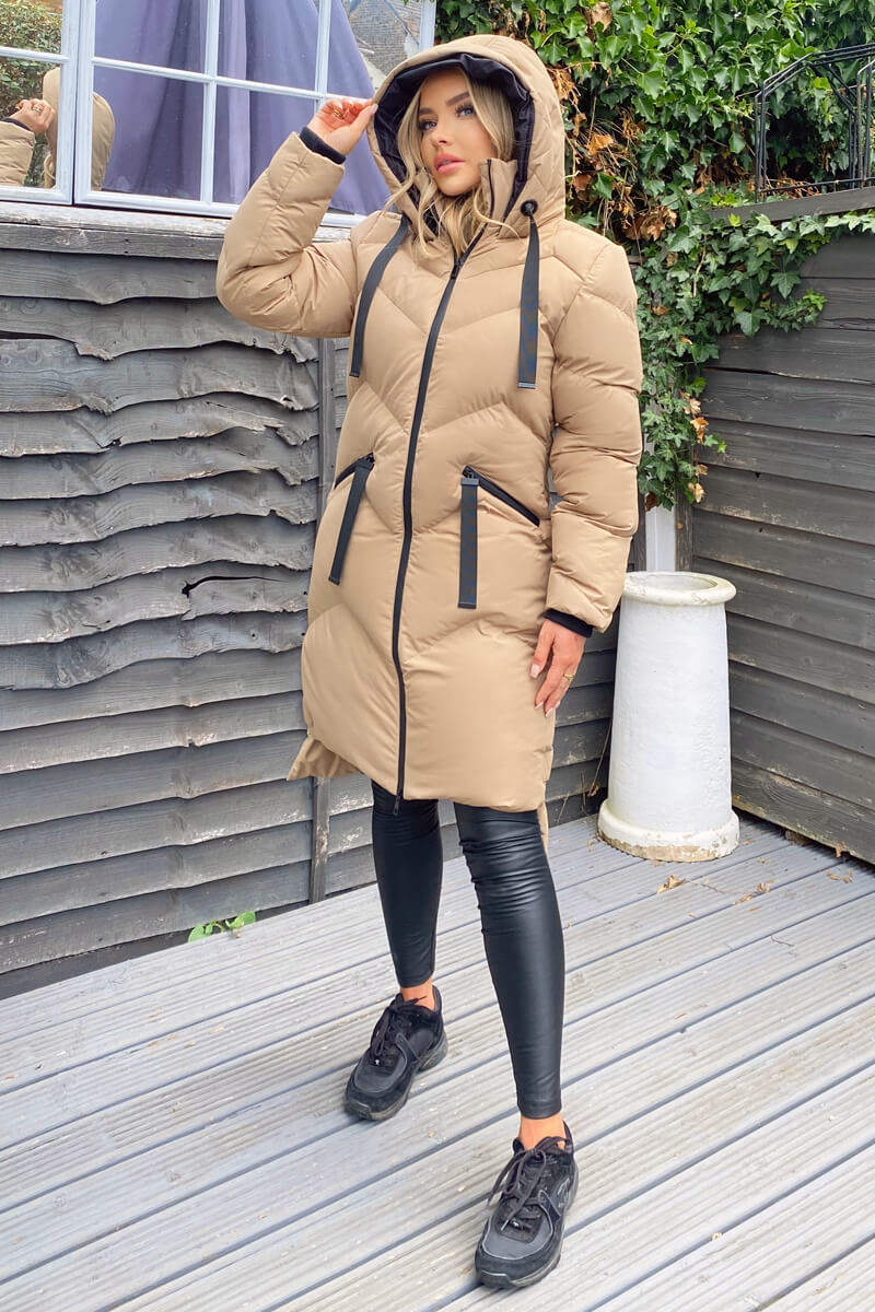 Aspyn | Women’s hooded longline puffer coat