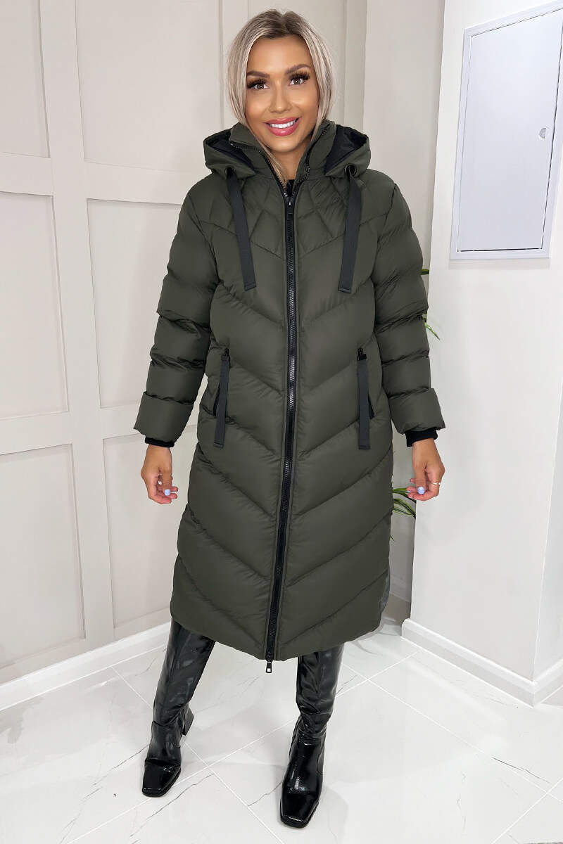 Malaya | Women’s longline hooded puffer coat