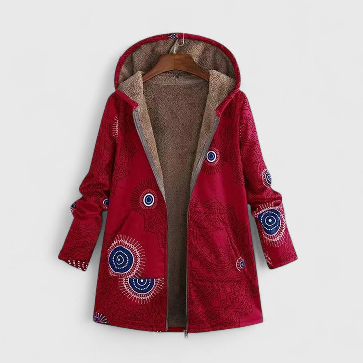 Scottie | Women’s printed hooded fleece-lined jacket