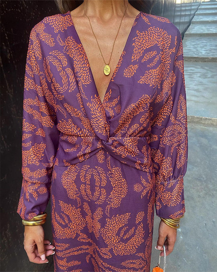 Arielle | Boho luxe wrap dress with casual chic charm