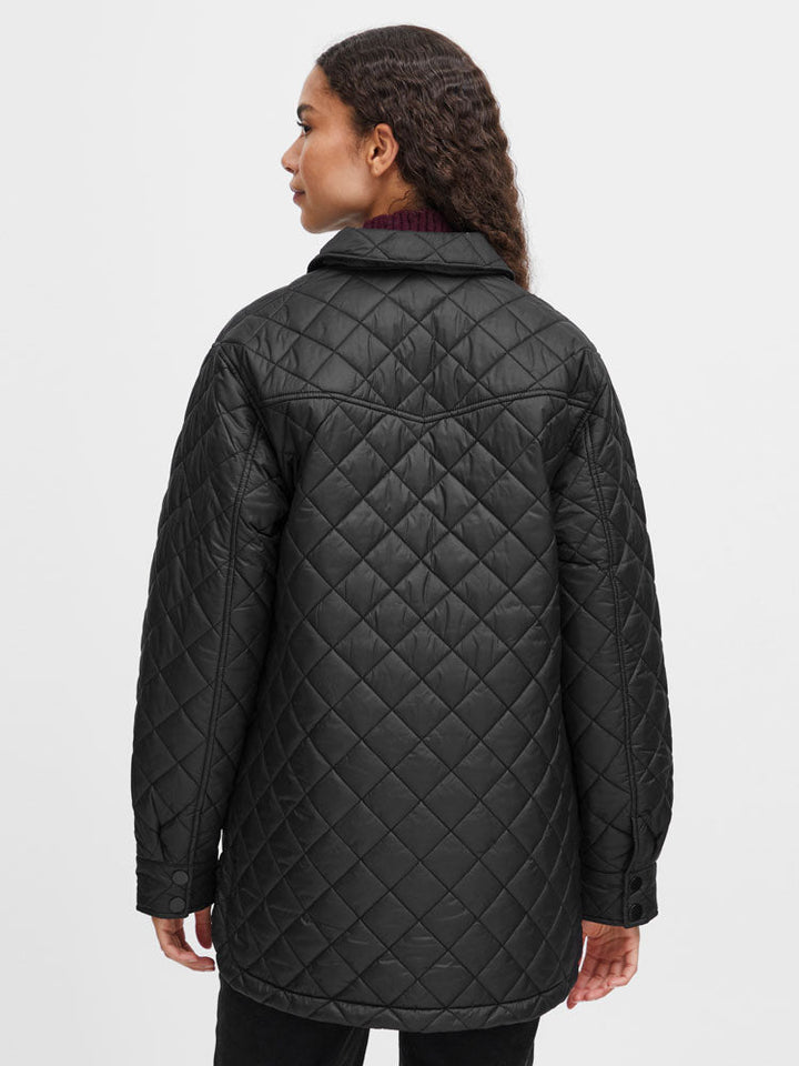 Alina | Women’s diamond quilted jacket with multiple front pockets