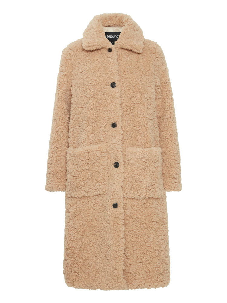 Serenity | Women’s long faux shearling teddy coat
