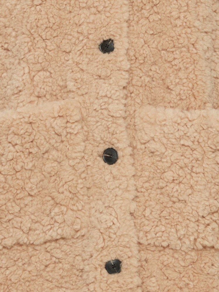 Serenity | Women’s long faux shearling teddy coat