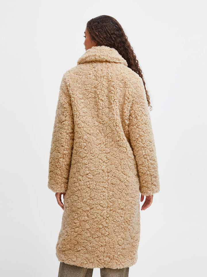 Serenity | Women’s long faux shearling teddy coat