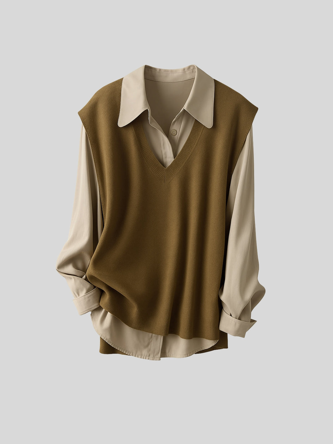 Abigail | Women's vintage knitted vest set