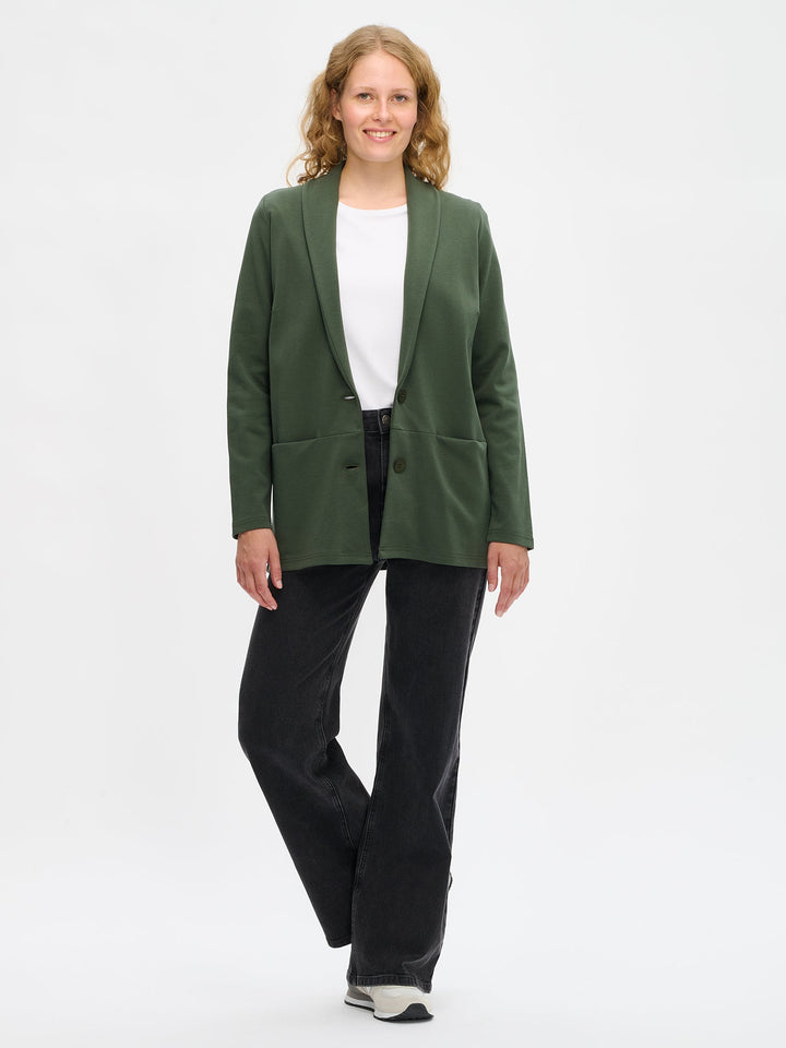 Adalyn | Women’s longline blazer with button closure