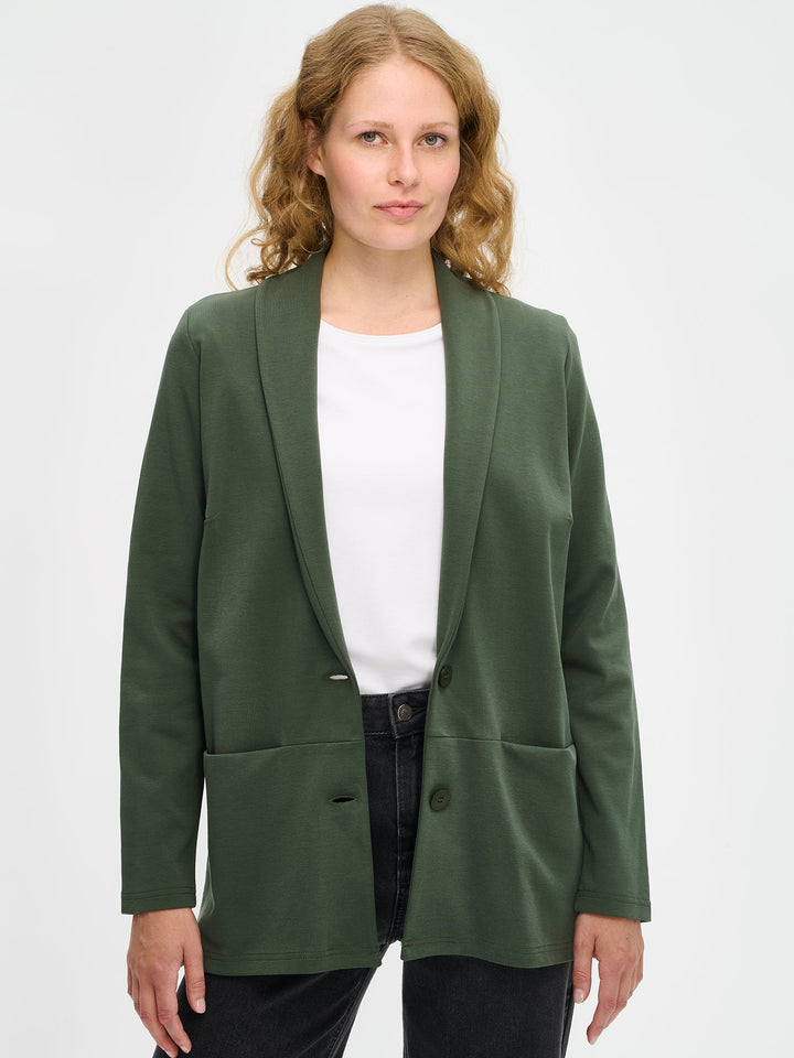 Adalyn | Women’s longline blazer with button closure