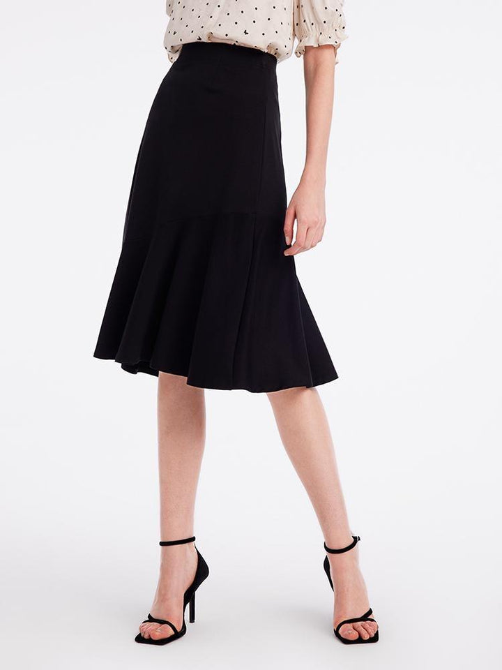 Amora | Women’s stretch knit fishtail skirt