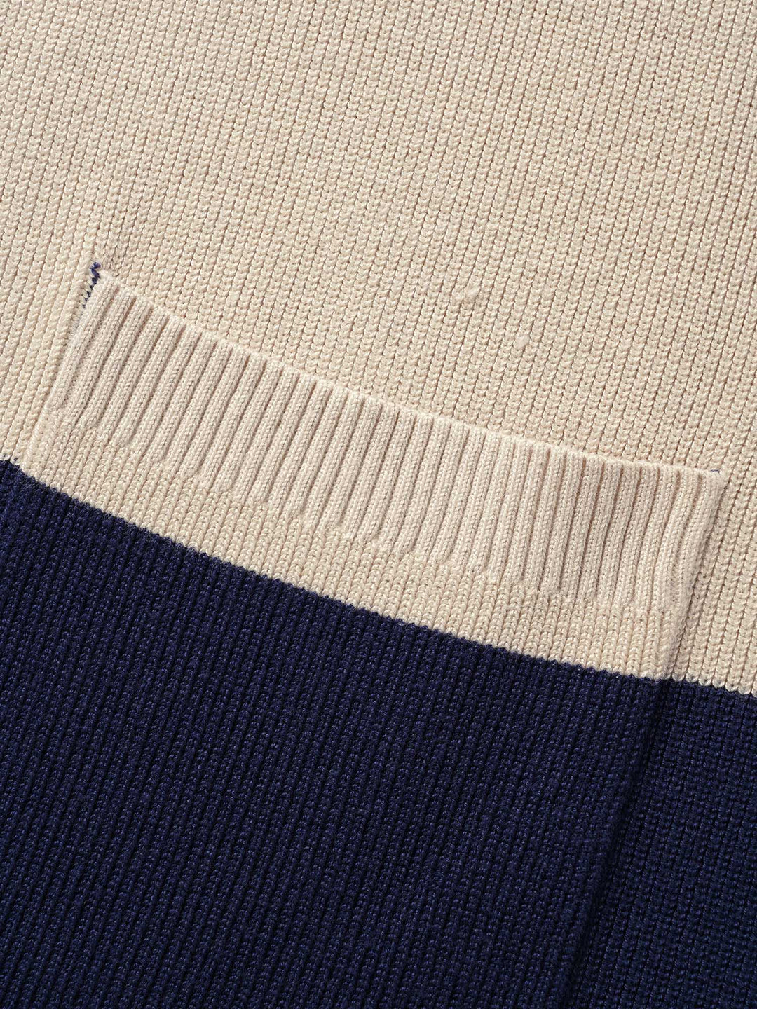 Adeline | Women’s color block hooded knit cardigan with patch pockets