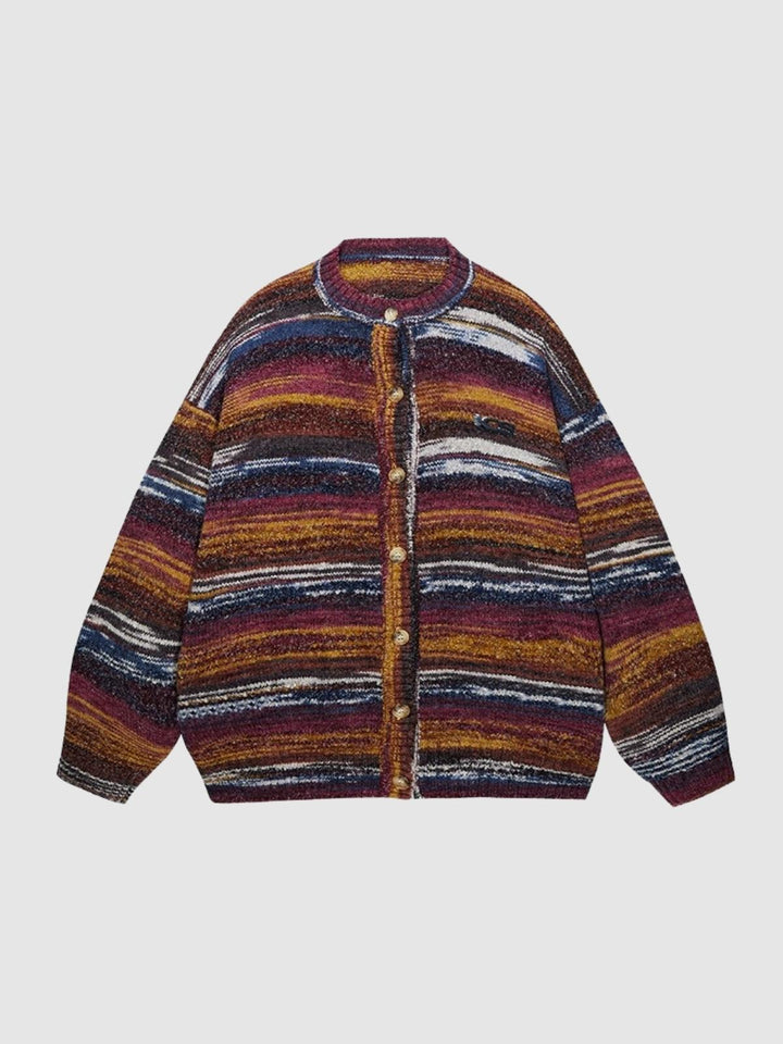 Ashley | Women's colorful striped cardigan