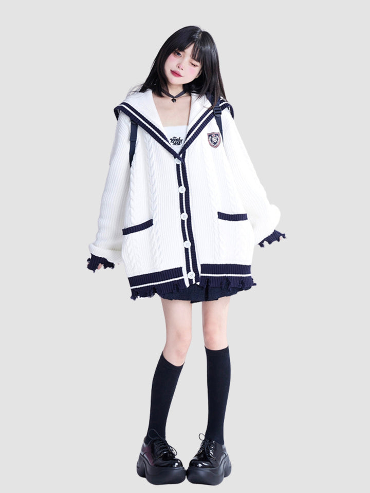 Lianne | Women's loose collar cardigan