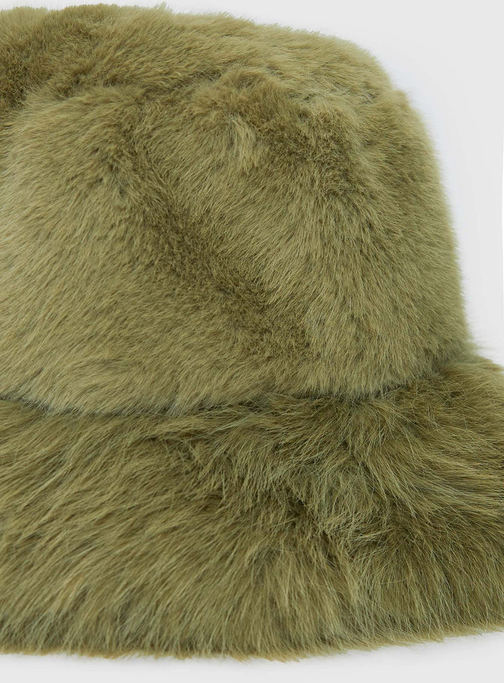 Liberty | Women’s faux fur fluffy bucket hat