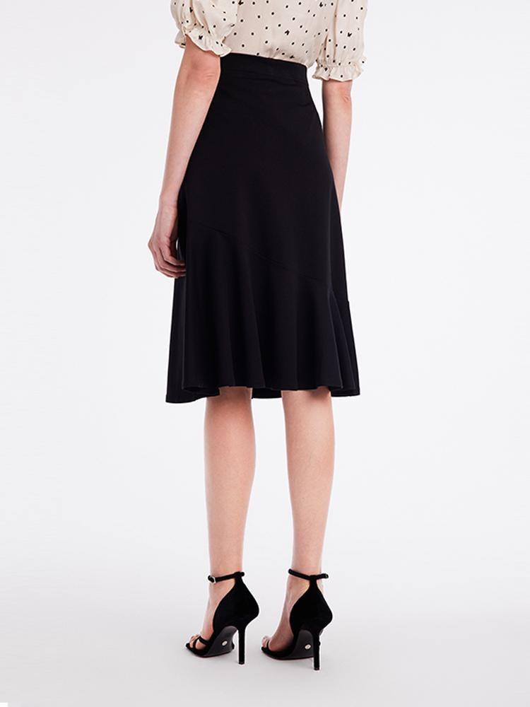 Amora | Women’s stretch knit fishtail skirt