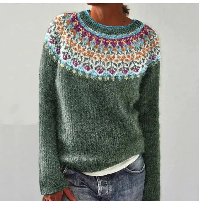 Silvia | Women's retro knitted sweater