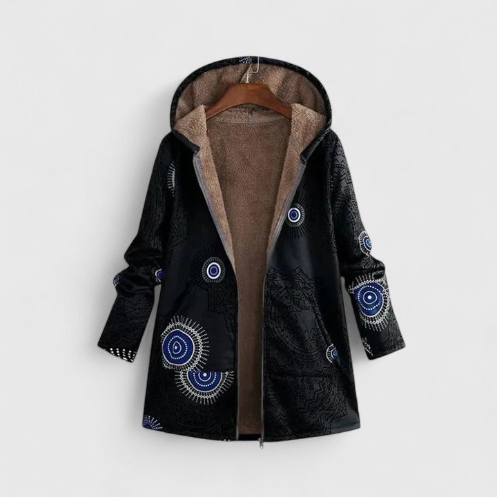 Scottie | Women’s printed hooded fleece-lined jacket