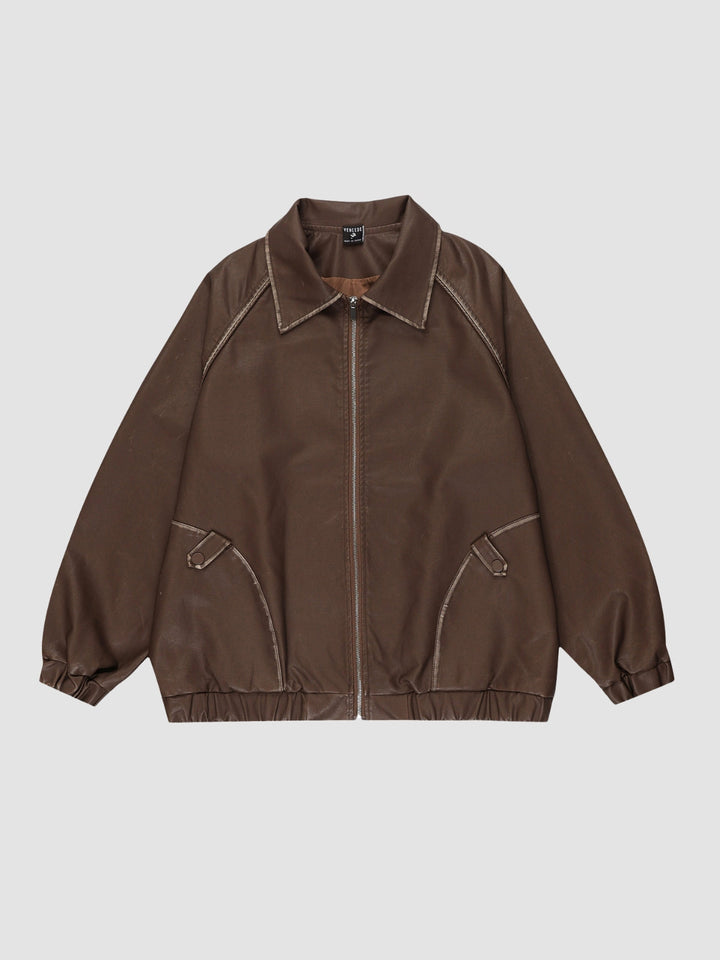 Taylor | Women's oversized leather jacket