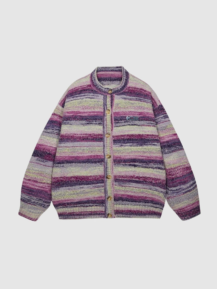 Ashley | Women's colorful striped cardigan