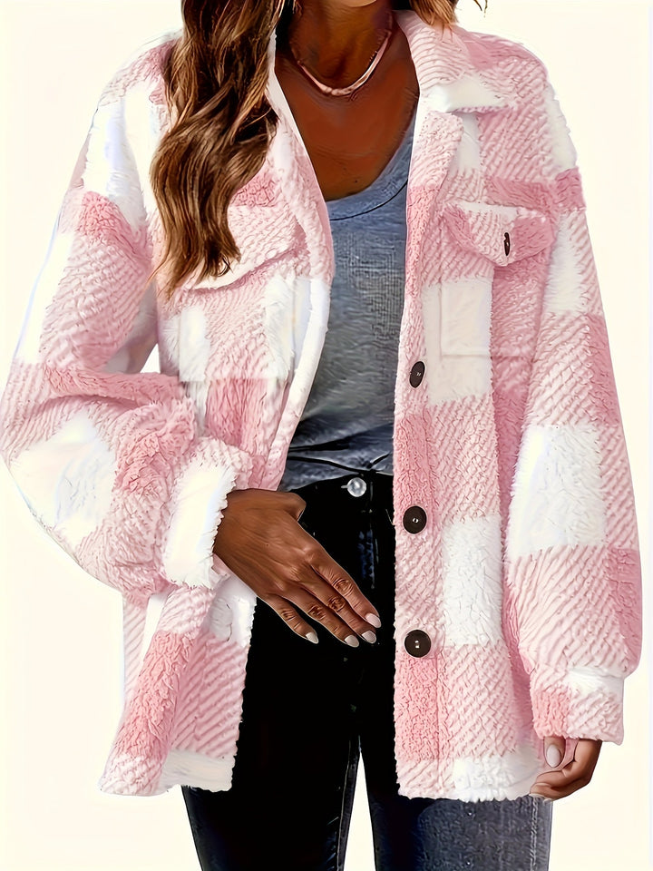Shar | Elegant directional fluffy winter jacket