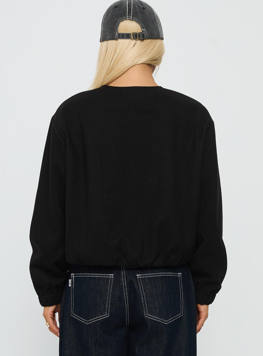 Micah | Women’s suede bomber jacket with zip closure and cuffed sleeves