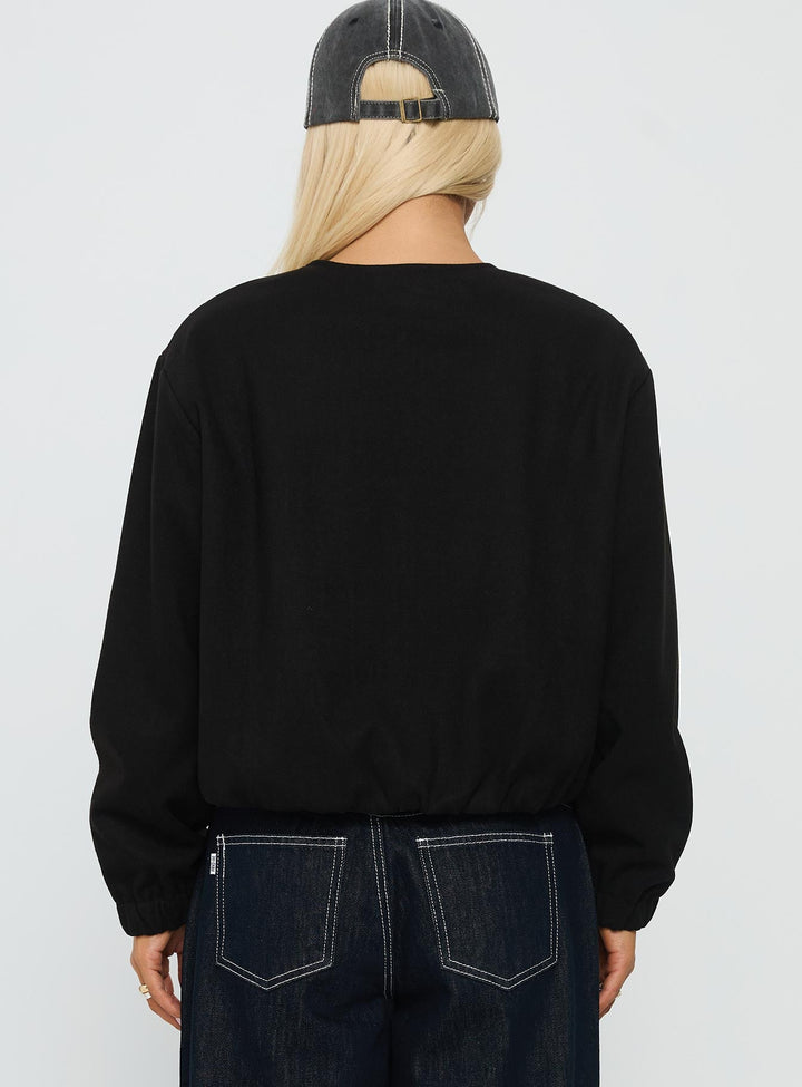 Micah | Women’s suede bomber jacket with zip closure and cuffed sleeves