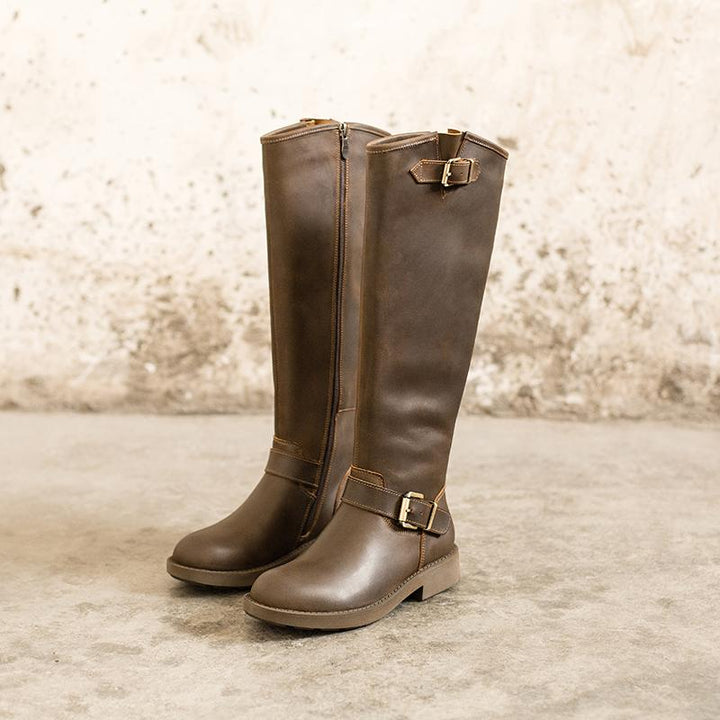 Luna | Knee-high western boots with retro edge