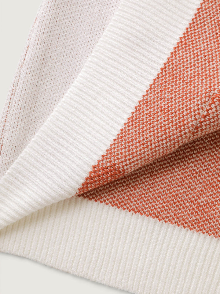 Amira | Women’s floral knit button-up cardigan with patch pockets