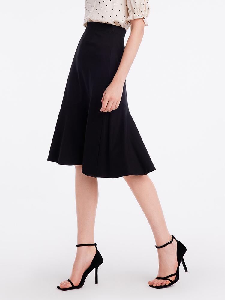 Amora | Women’s stretch knit fishtail skirt