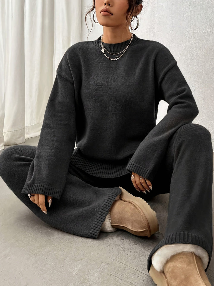Iris | Women’s rib knit outfit set with flattering fit and modern style