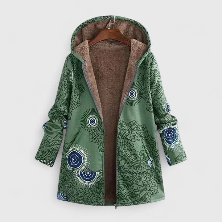 Scottie | Women’s printed hooded fleece-lined jacket