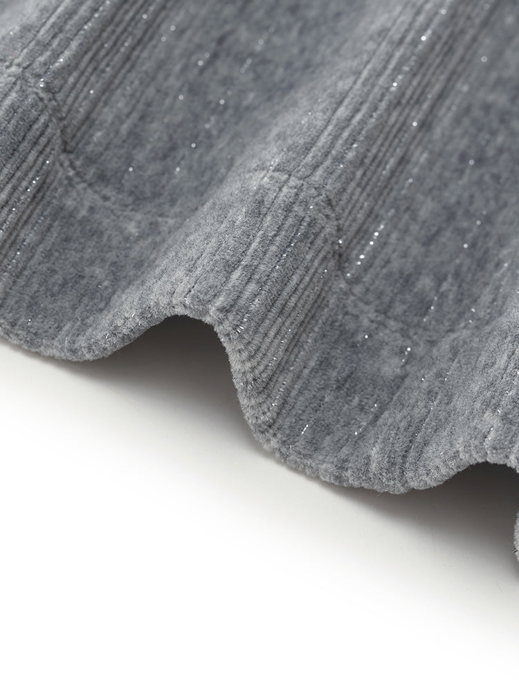 Antonella | Women's stretch back slit knitted midi skirt