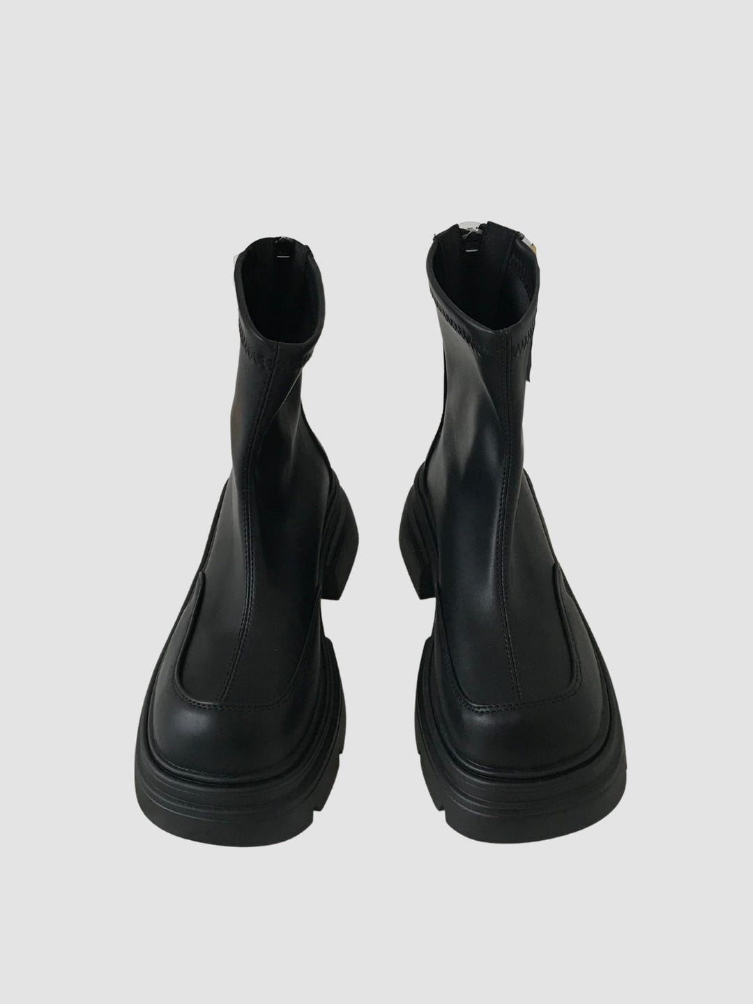 Celine | Women's black thick slim boots