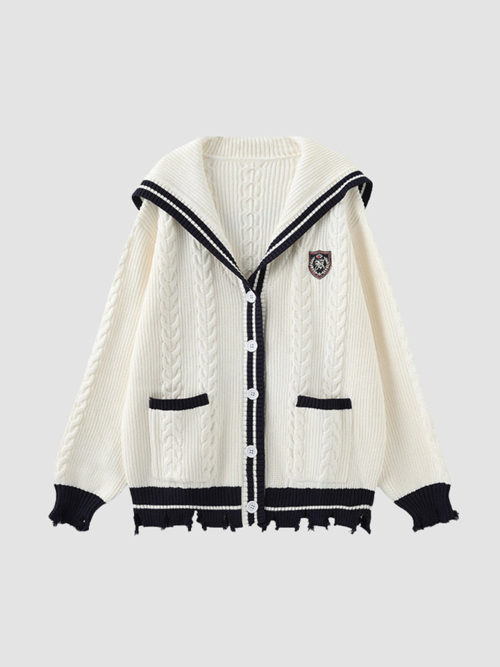 Lianne | Women's loose collar cardigan