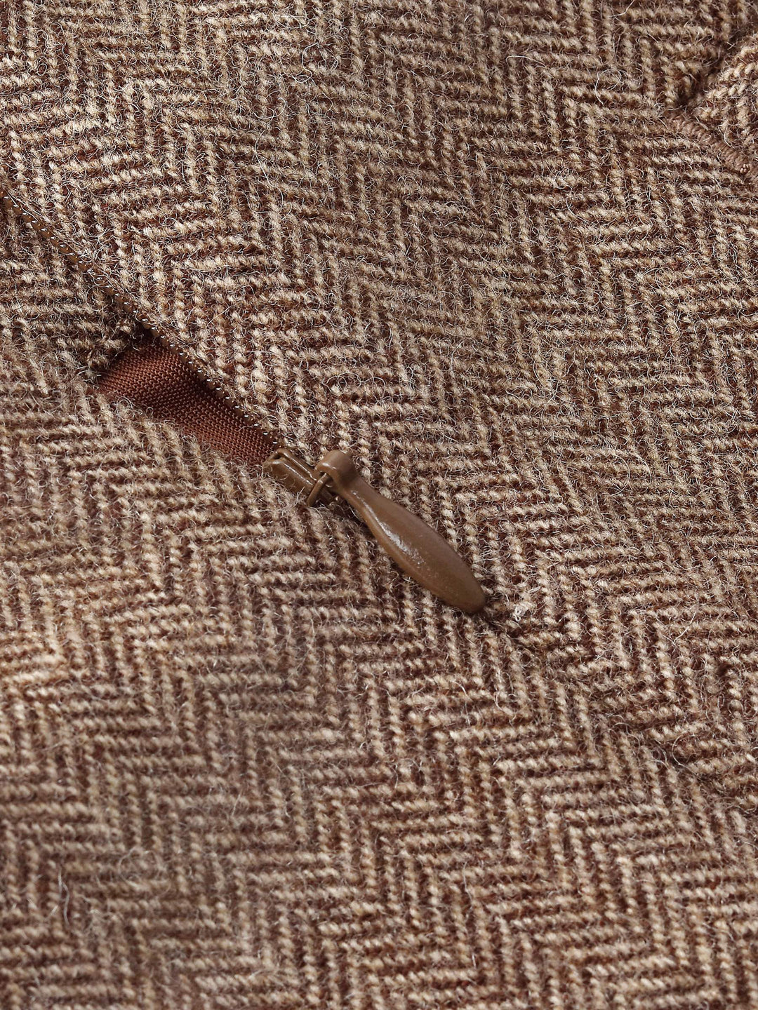 Arya | Women's wool A-line mini skirt with leather belt