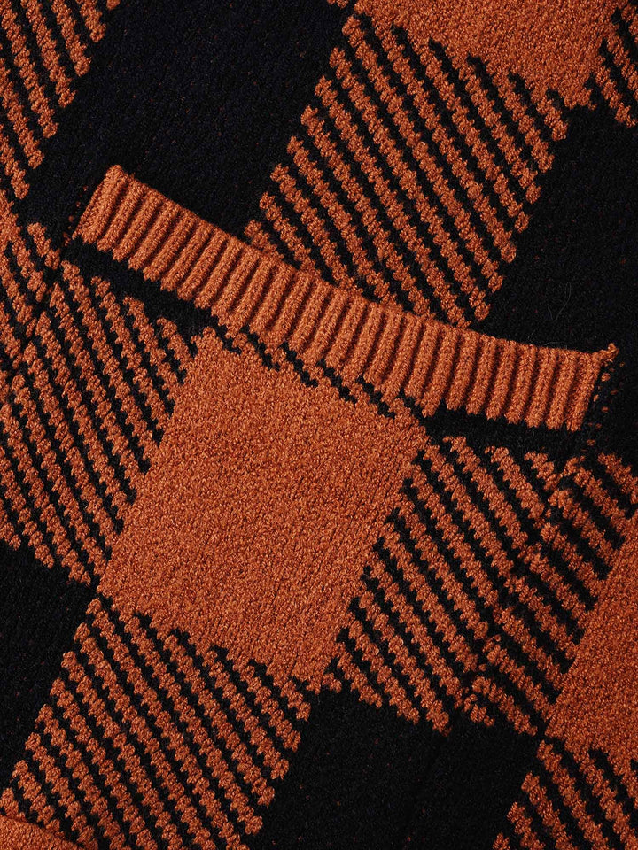 Josephine | Women’s plaid open-front cardigan with patch pockets