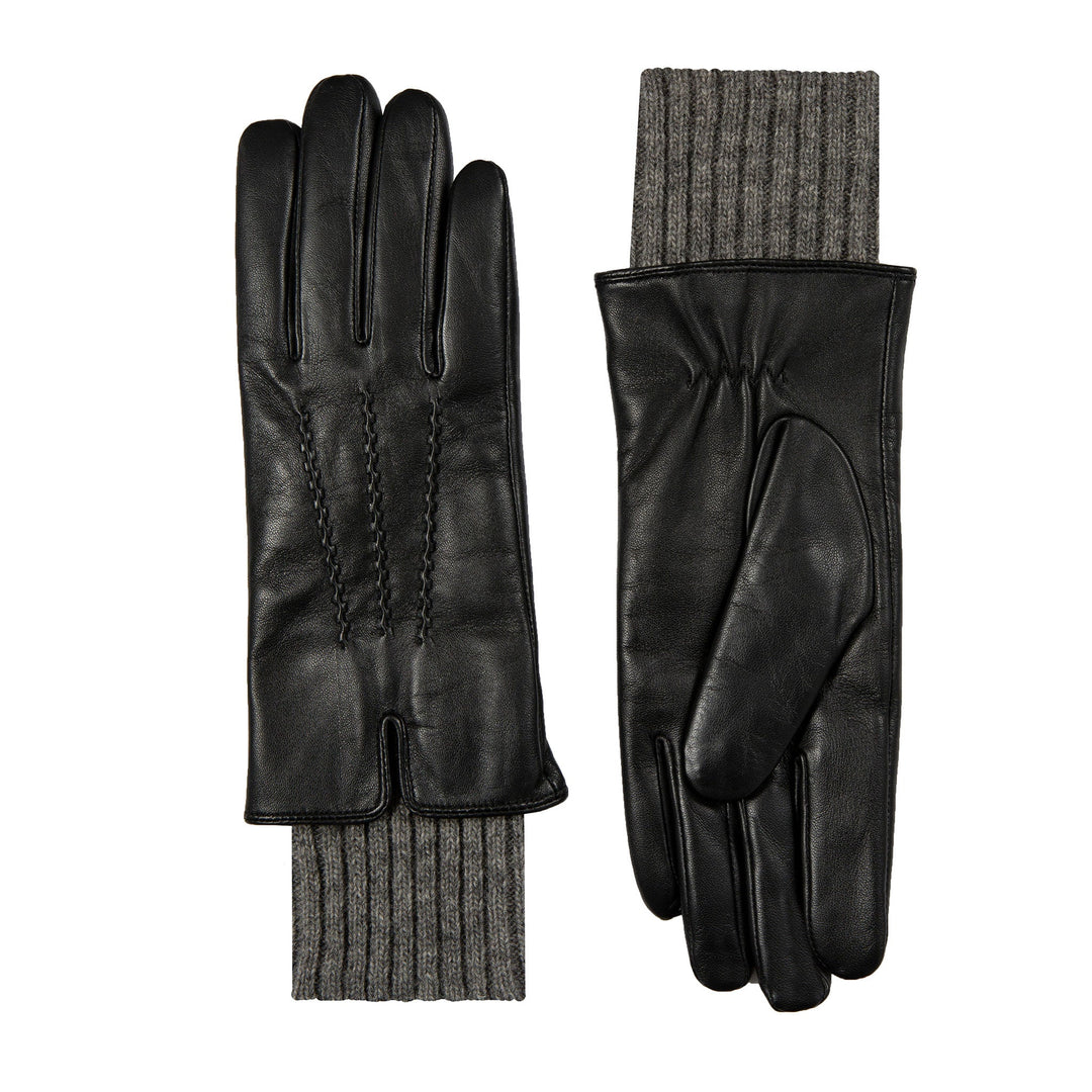 Hazel  | Women’s winter gloves with knit cuffs and stitched detail