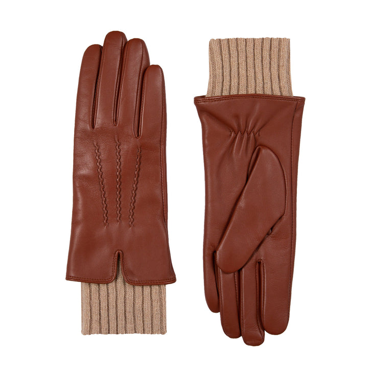 Hazel  | Women’s winter gloves with knit cuffs and stitched detail