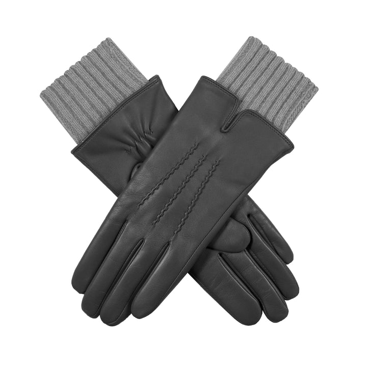 Hazel  | Women’s winter gloves with knit cuffs and stitched detail