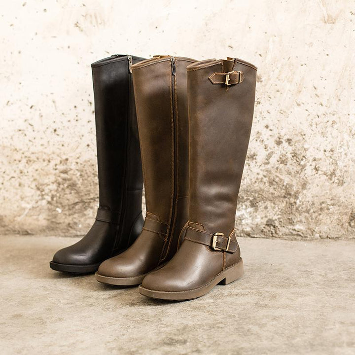 Luna | Knee-high western boots with retro edge