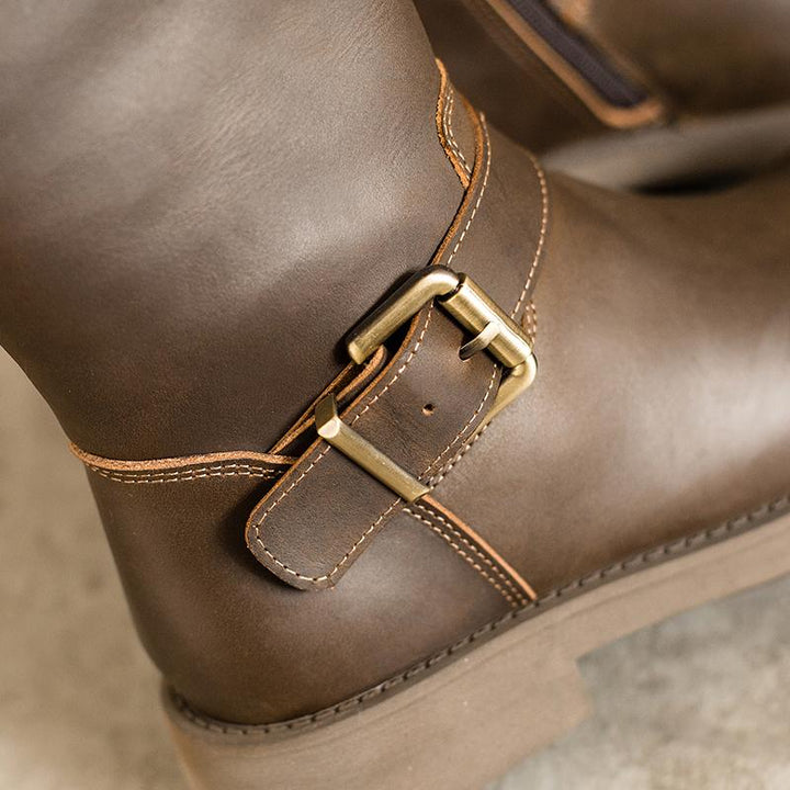 Luna | Knee-high western boots with retro edge