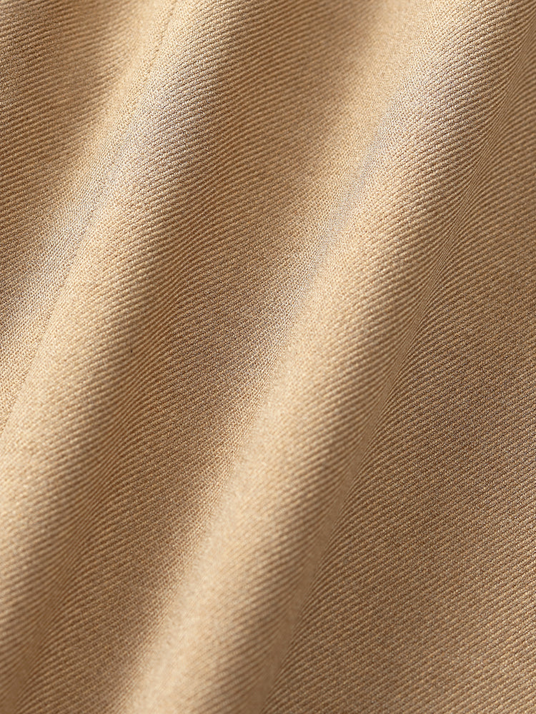 Alora | Women's basic straight slit midi skirt with belt