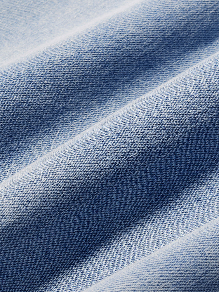 Elouise | Women’s high-waist denim midi skirt with front slit