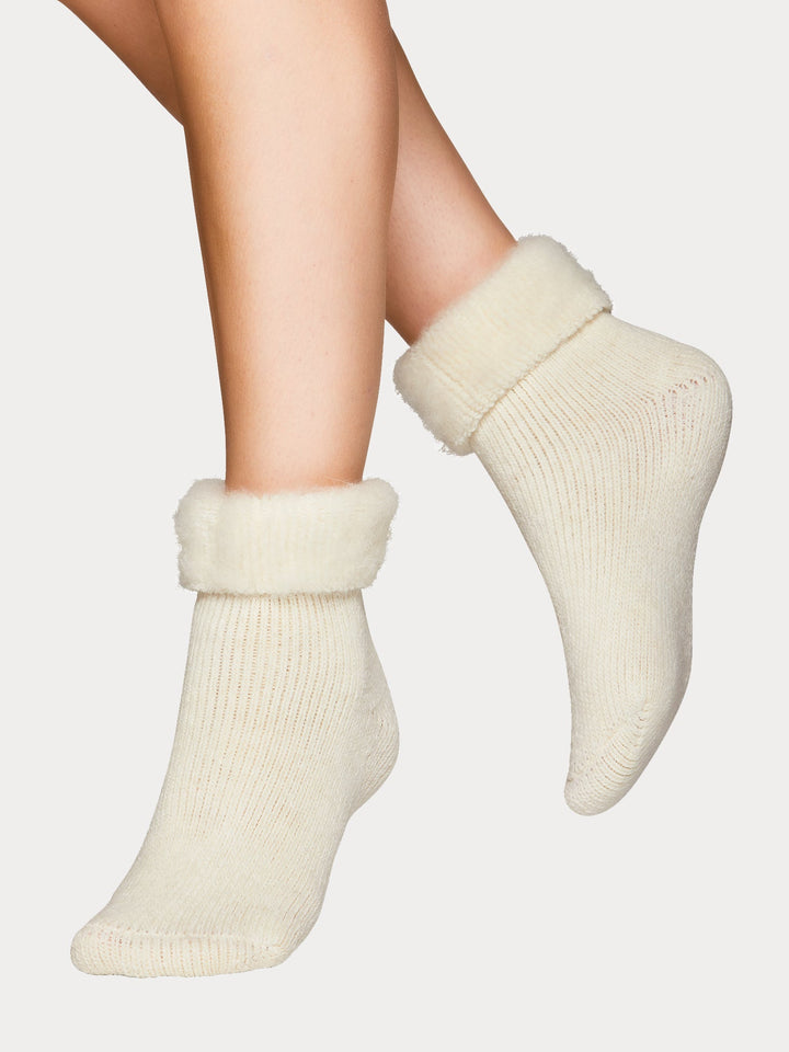 Jemma | Women’s alpaca blend fluffy lounge socks