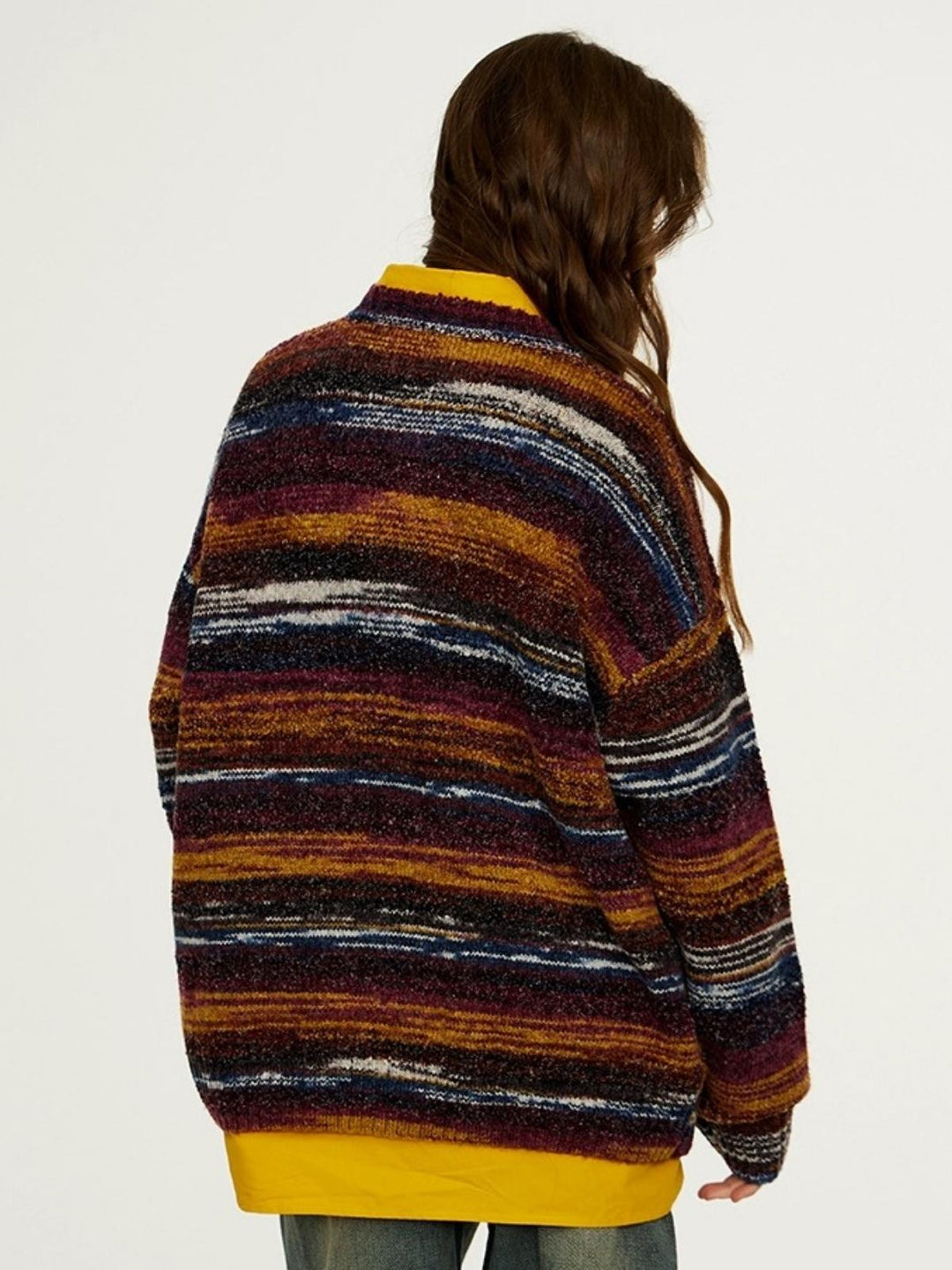 Ashley | Women's colorful striped cardigan